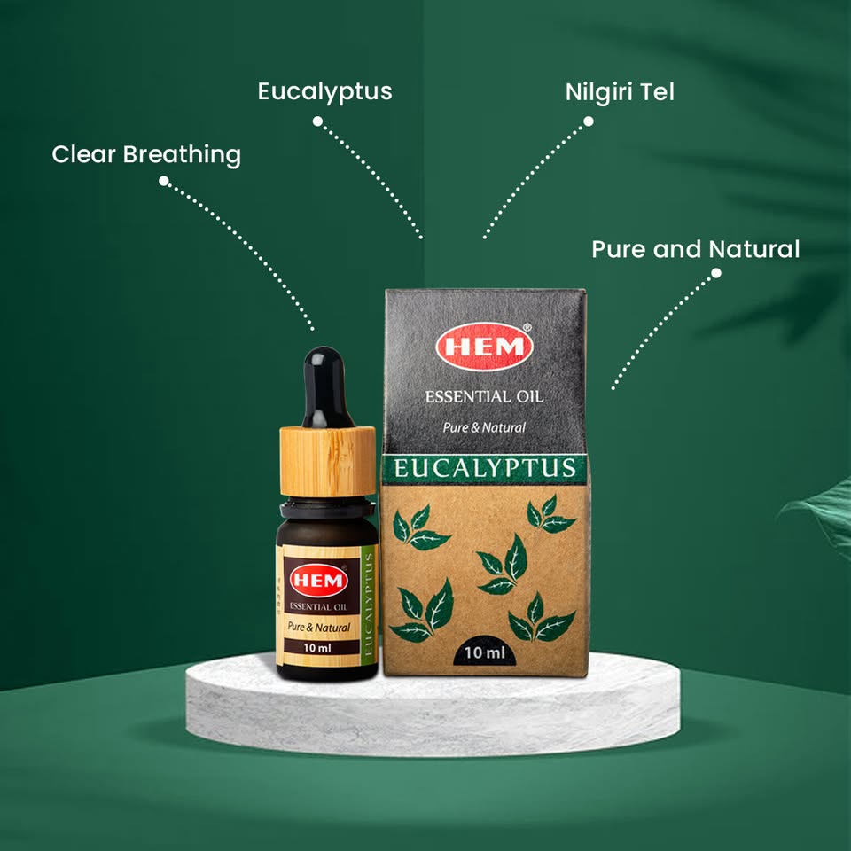 HEM Eucalyptus Essential Oil (10 ml)